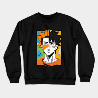 Abstract Saiyan Crewneck Sweatshirt